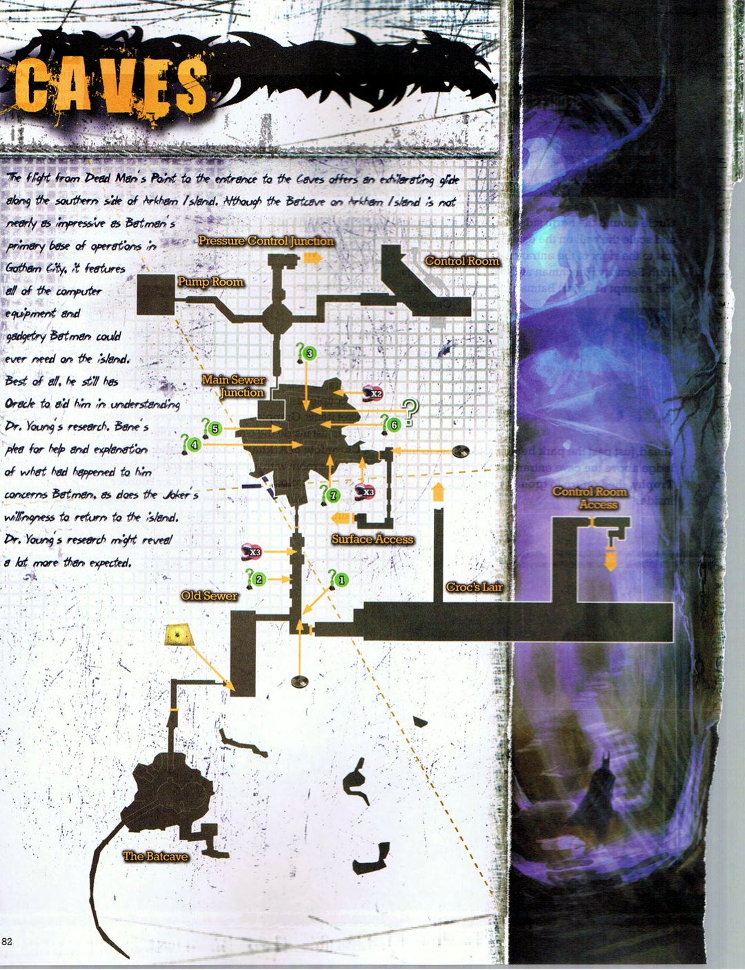 Map spread used to plan gadget-gated return loops