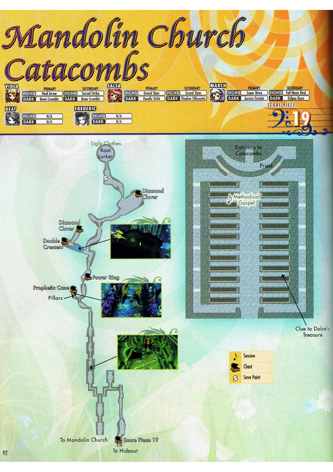 Map and scene composition from Eternal Sonata guide