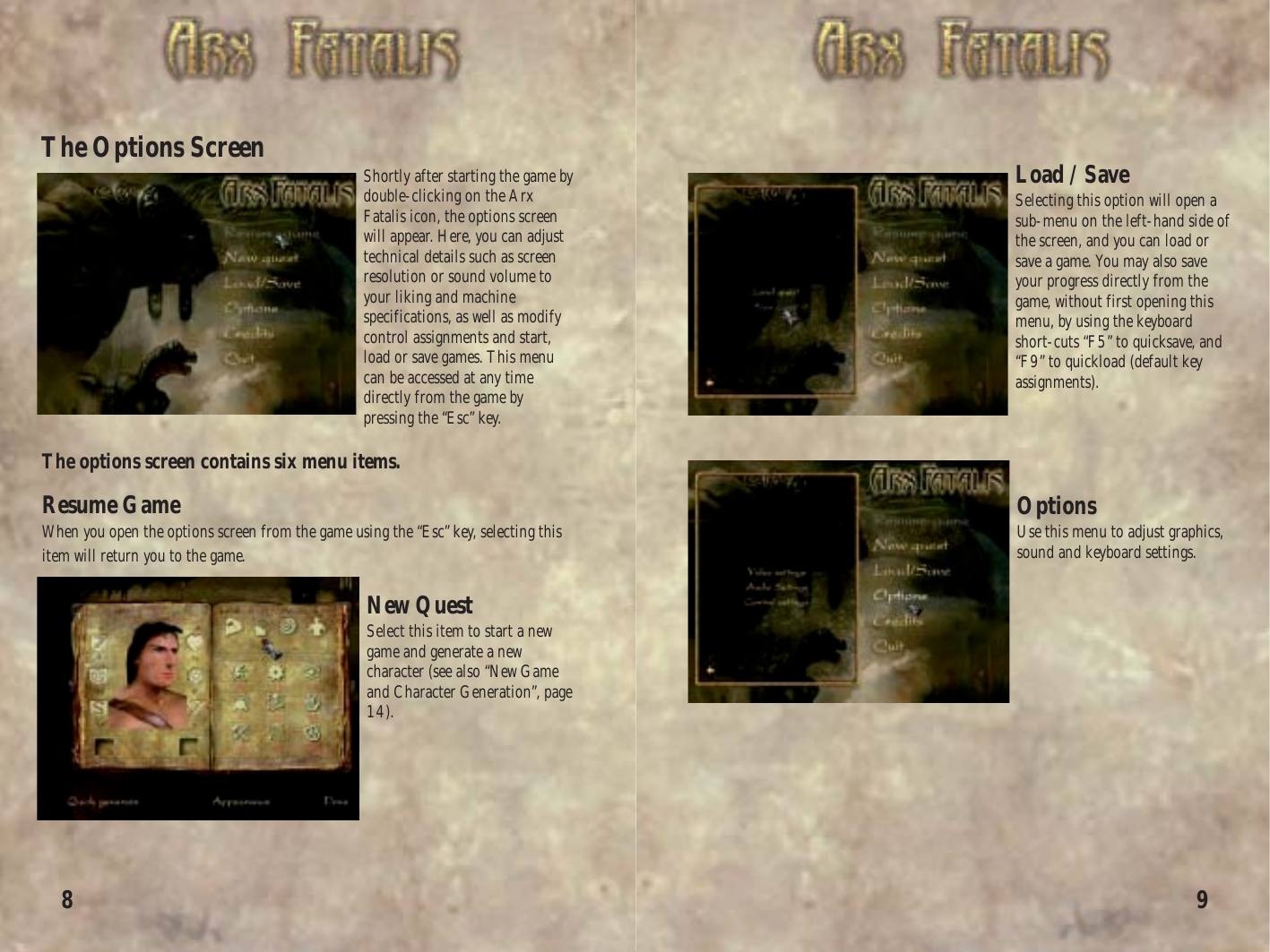 Arx Fatalis Manual Spells