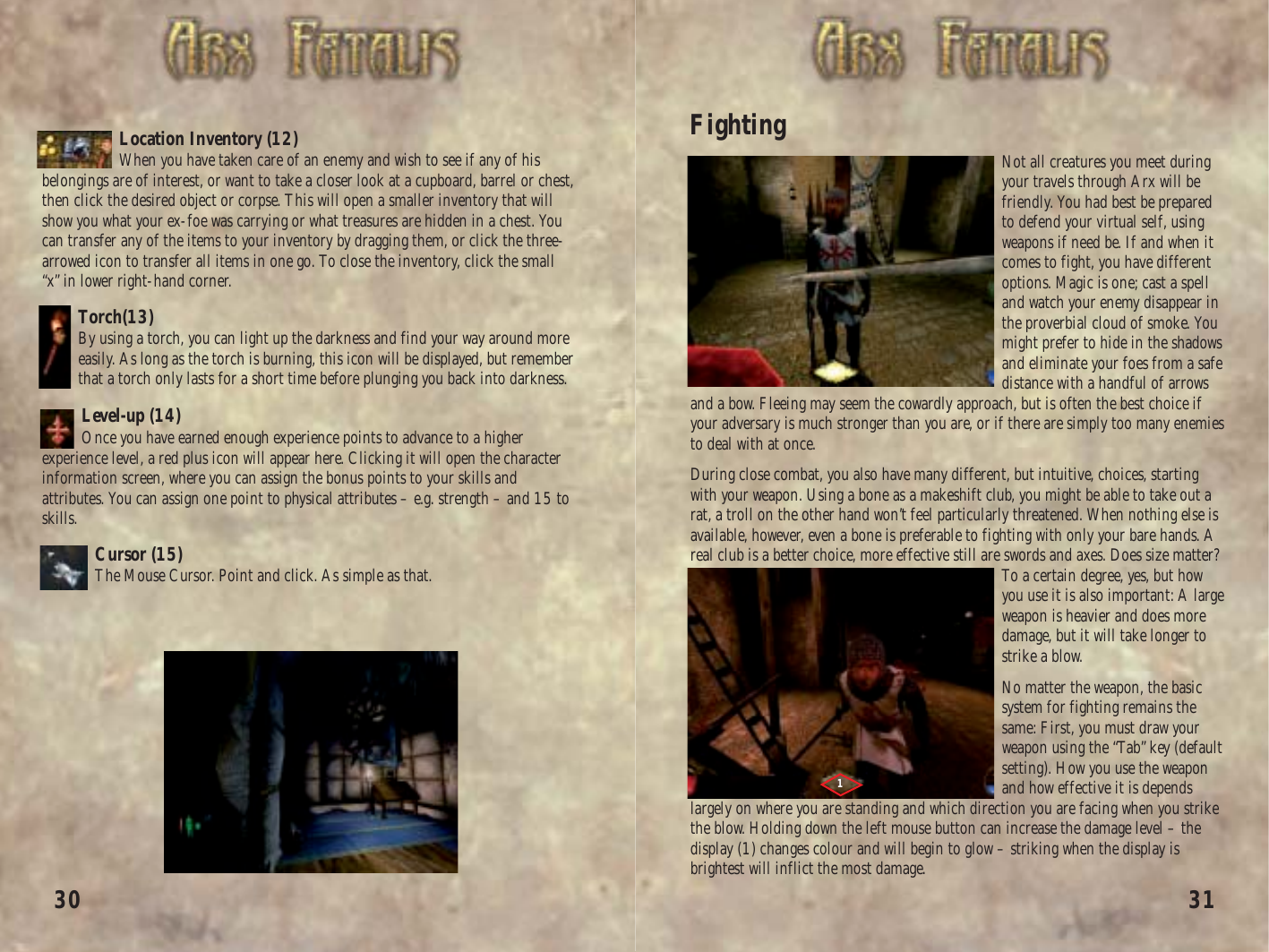 Arx Fatalis Characters