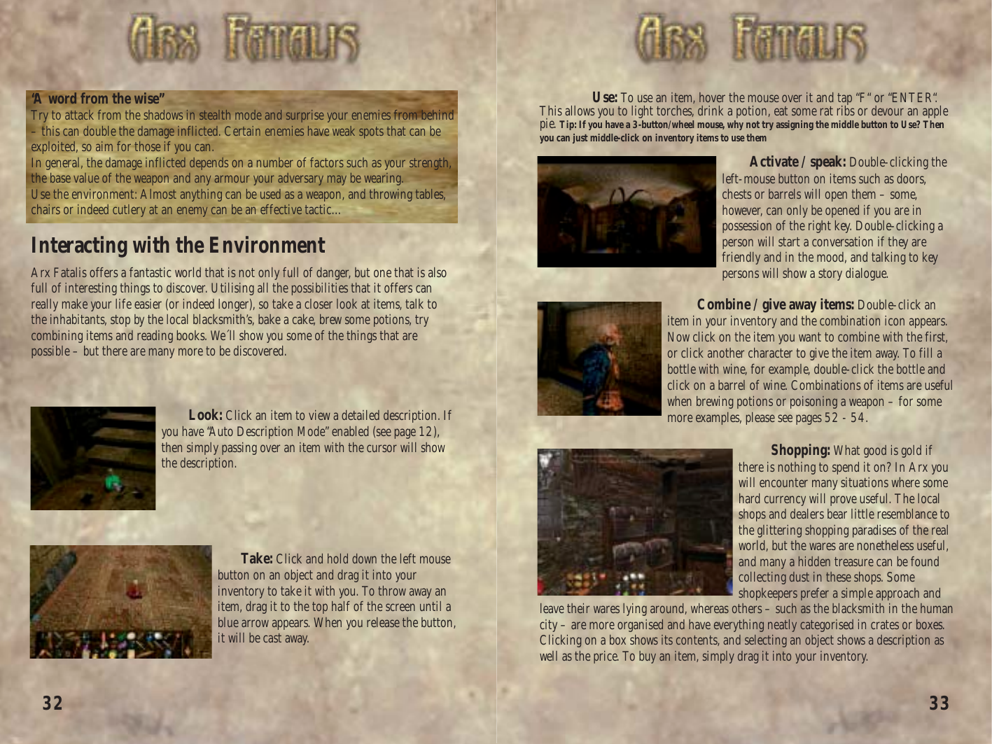 Arx Fatalis Villains