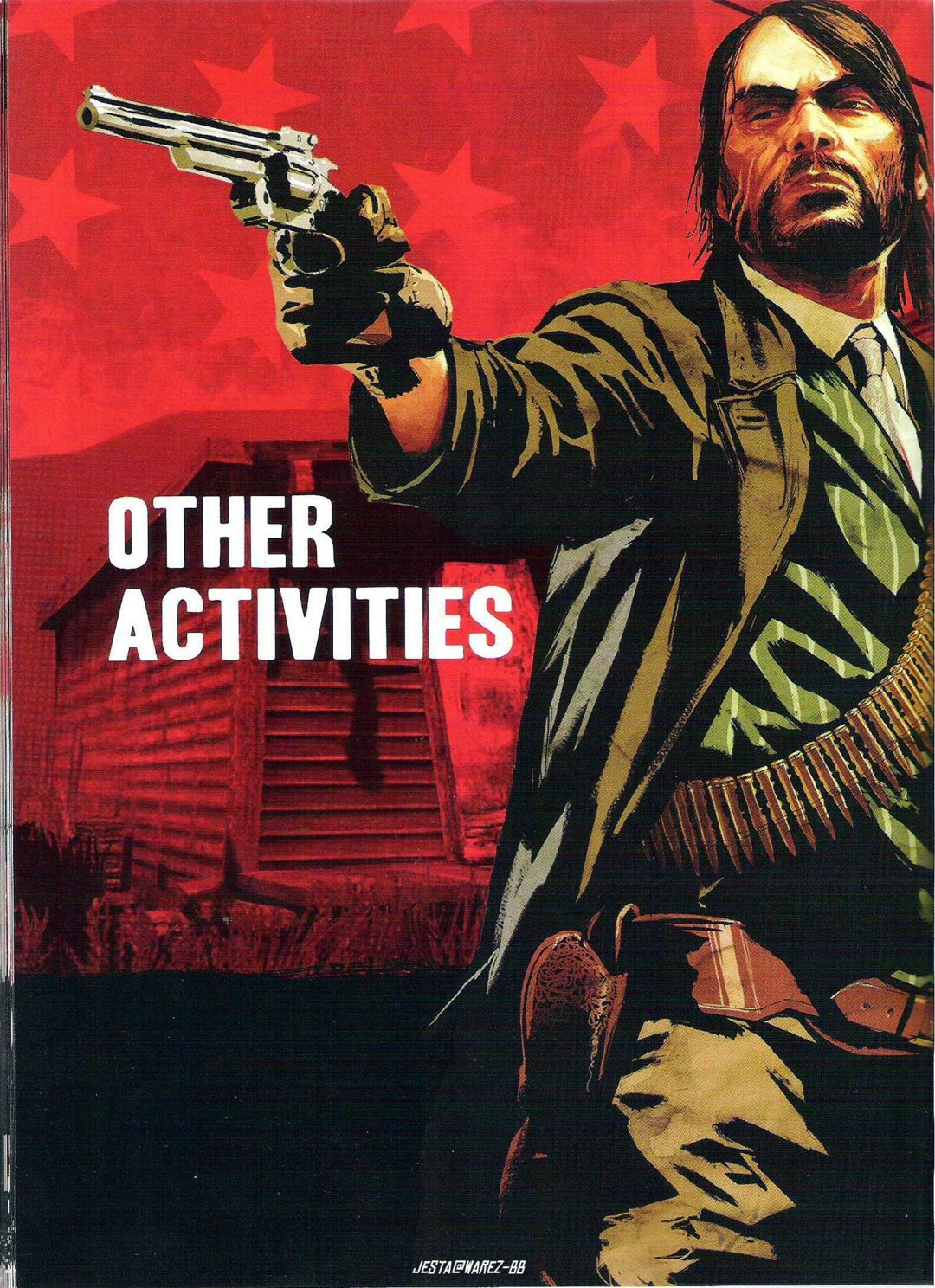 Character-focused art highlighting Red Dead’s narrative tone