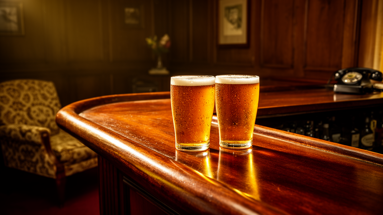 retro beer ads body image for Why beer ads leaned so hard on leisure