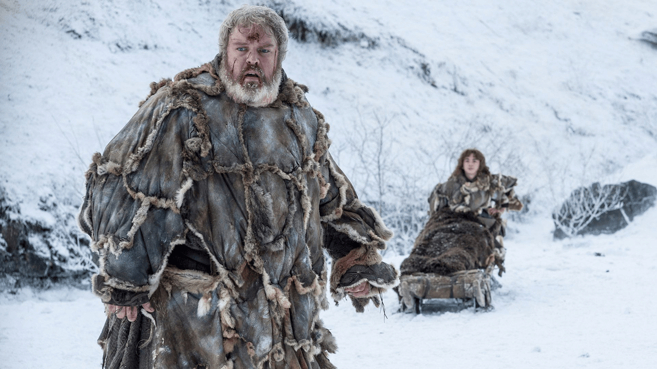 Game of Thrones S4E10 "The Children" episode guide showing a lone armored figure facing a dark shoreline at dusk