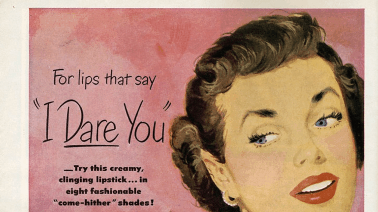 How Retro Lipstick Ads Turned Color into Confidence
