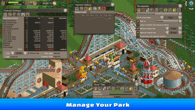How RollerCoaster Tycoon on PC Turned Spectacle Into Systems